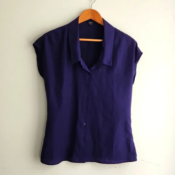 Jacob purple oversized blouse - Picture 1 of 9